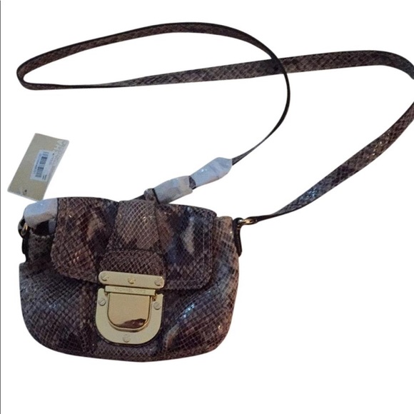 Michael by Michael Kors Snakeskin Crossbody - Picture 2 of 4